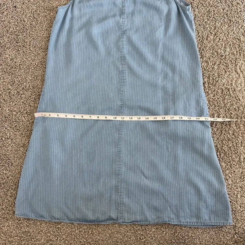 THREAD + SUPPLY | Blue Sleeveless Dress with Pockets - Picture 10 of 12